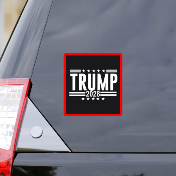 President Trump 2028 Sticker, Patriotic USA Election Sticker