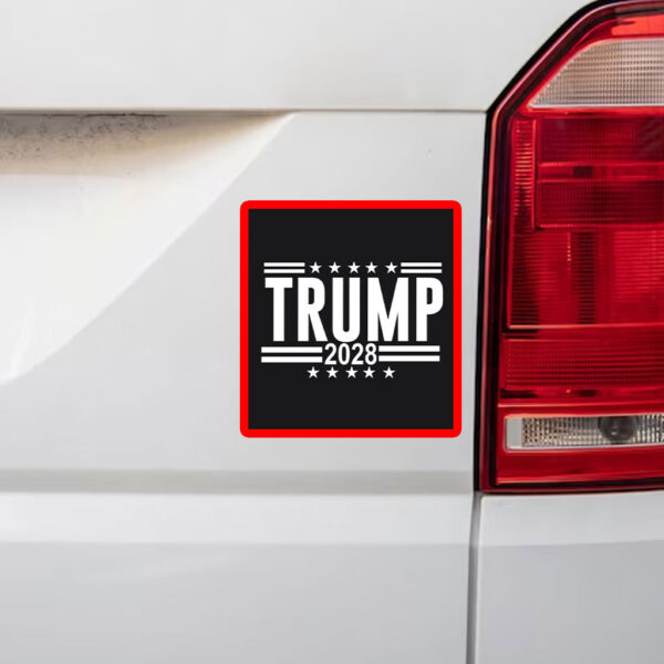 President Trump 2028 Sticker, Patriotic USA Election Sticker