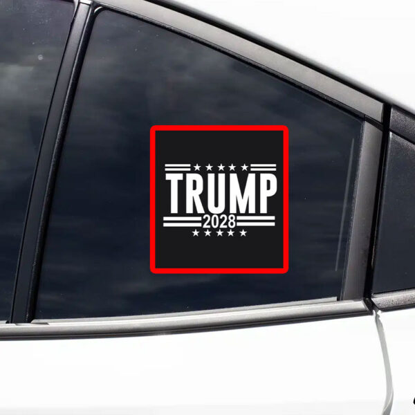 President Trump 2028 Sticker, Patriotic USA Election Sticker
