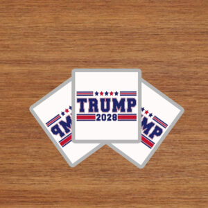 President Trump For 2028, Political Trump Sticker
