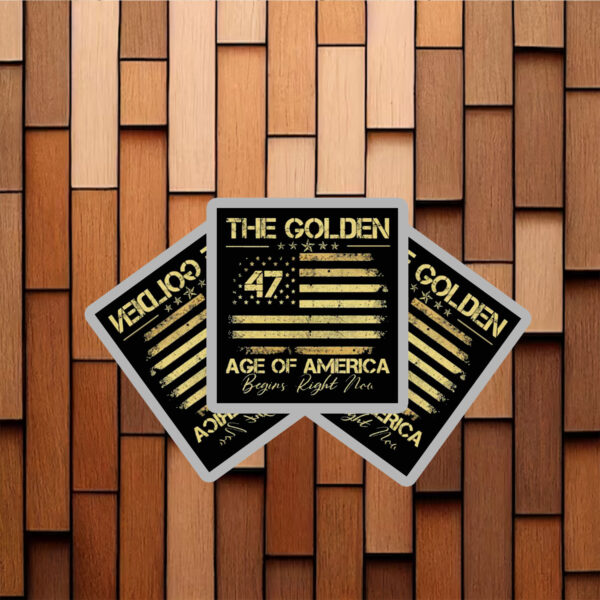 President Trump The Golden Age of America Sticker