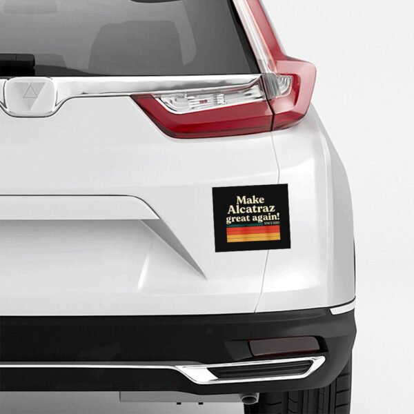 Retro Make Alcatraz Great Again Sticker