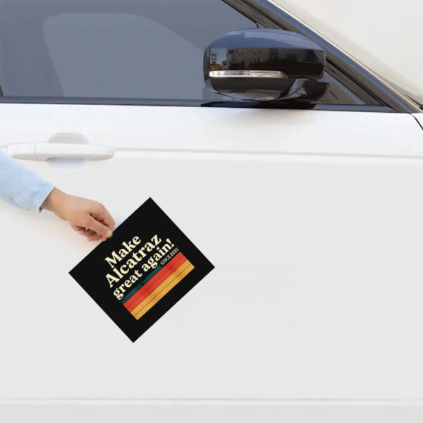 Retro Make Alcatraz Great Again Sticker