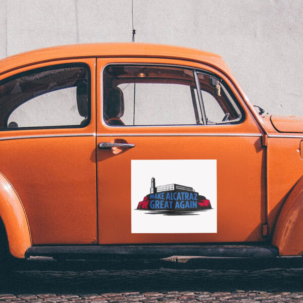 Satirical Prison, Make Alcatraz Great Again Sticker