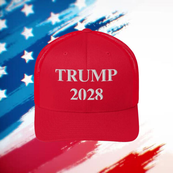 TRUMP 2028 Trucker Hat, MAGA Hat