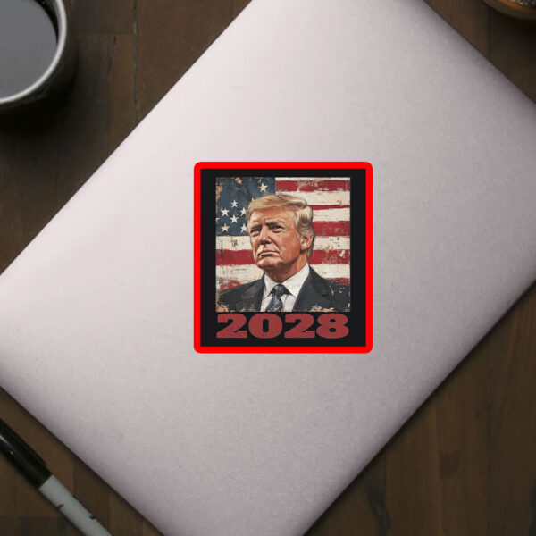 Trump 2028 48th President of America, President Trump 2028 Sticker