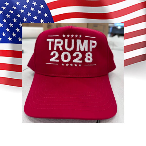 Trump 2028 Hat, Vintage MAGA Cap