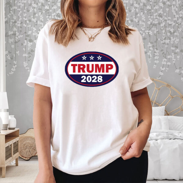 Trump 2028 Patriotic MAGA Conservative Supporter Shirt