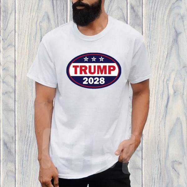 Trump 2028 Patriotic MAGA Conservative Supporter Shirt