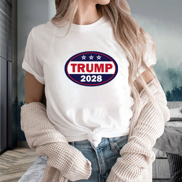 Trump 2028 Patriotic MAGA Conservative Supporter Shirt