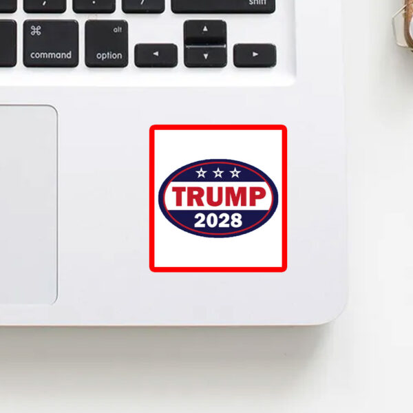 Trump 2028 Patriotic MAGA Conservative Supporter Sticker