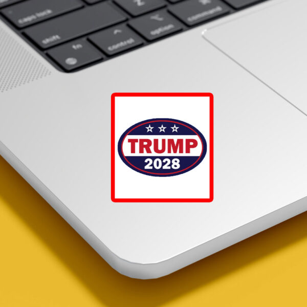 Trump 2028 Patriotic MAGA Conservative Supporter Sticker