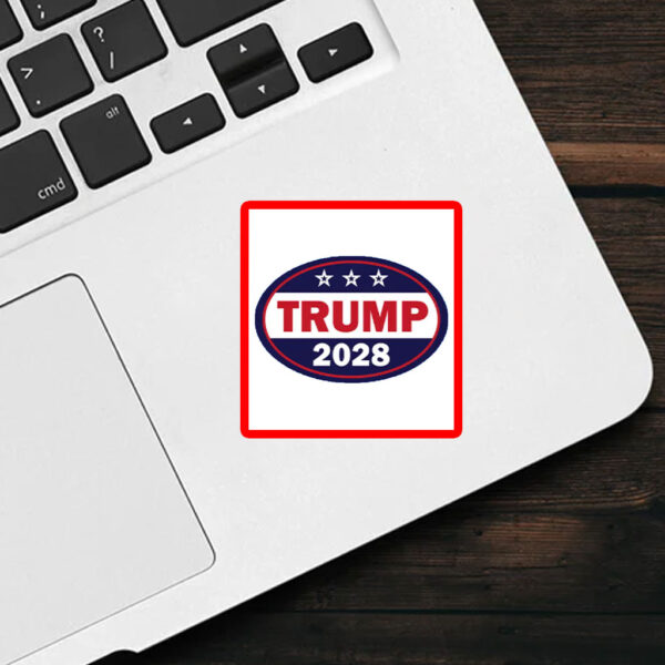 Trump 2028 Patriotic MAGA Conservative Supporter Sticker