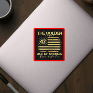 Trump 2028 President Trump The Golden Age of America Sticker