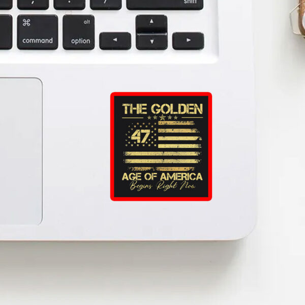 Trump 2028 President Trump The Golden Age of America Sticker