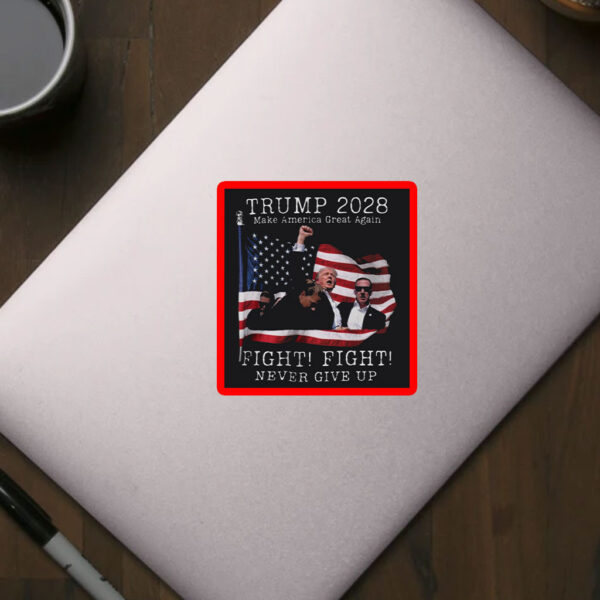 Trump 2028 Shot Butler PA Rally Assassination Sticker