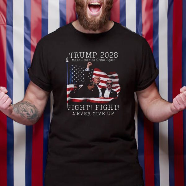 Trump 2028 Shot Butler PA Rally Assassination T-Shirt