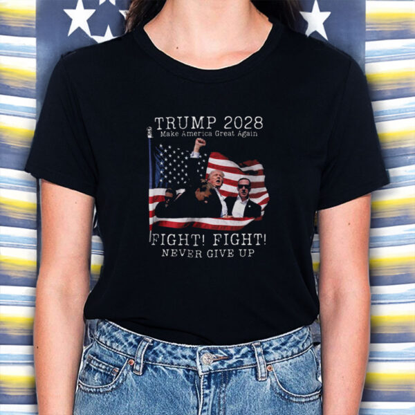 Trump 2028 Shot Butler PA Rally Assassination T-Shirt
