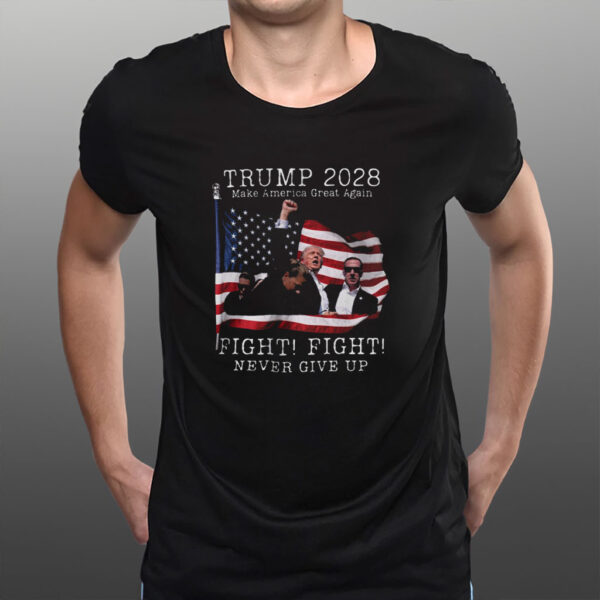 Trump 2028 Shot Butler PA Rally Assassination T-Shirt