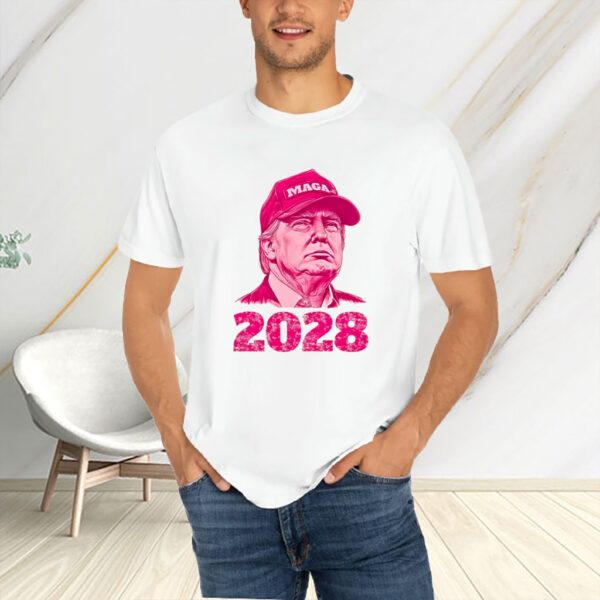 Trump 2028 pink Shirt