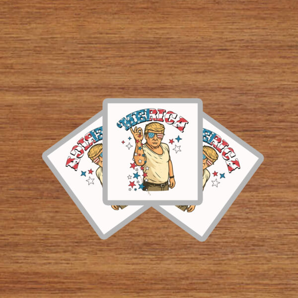 Trump Bae Funny 4th of July Sticker