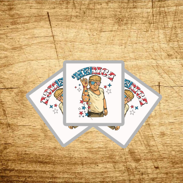 Trump Bae Funny 4th of July Sticker