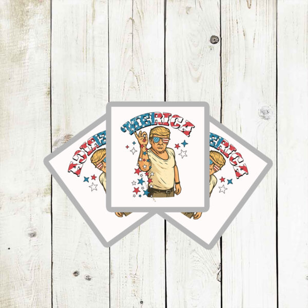 Trump Bae Funny 4th of July Sticker