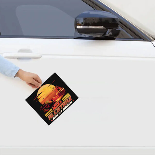 Trump Funny Design, Make Alcatraz Great Again Sticker