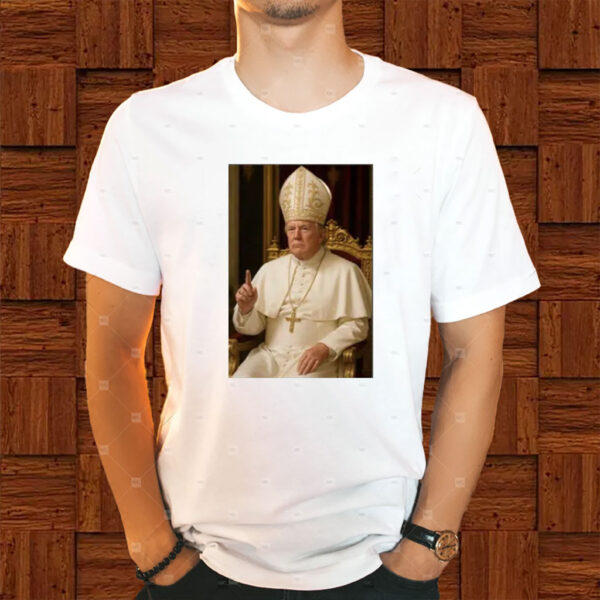 Trump pope, president christian shirt
