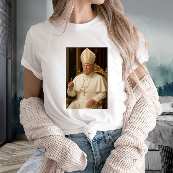 Trump pope, president christian shirt