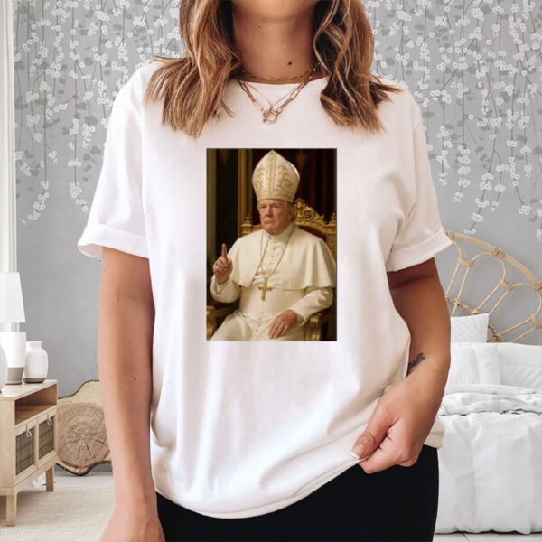 Trump pope, president christian shirt