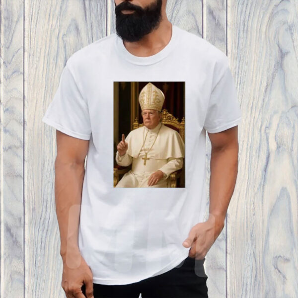 Trump pope, president christian shirt