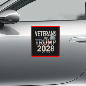 Veterans for Trump 2028 Sticker