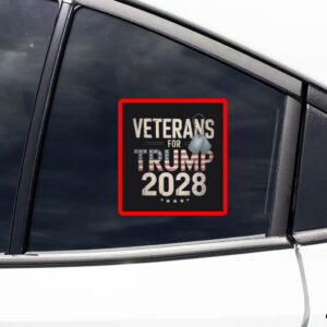 Veterans for Trump 2028 Sticker