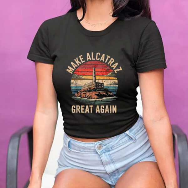 Vintage Lockup Lover, Make Alcatraz Great Again Shirt